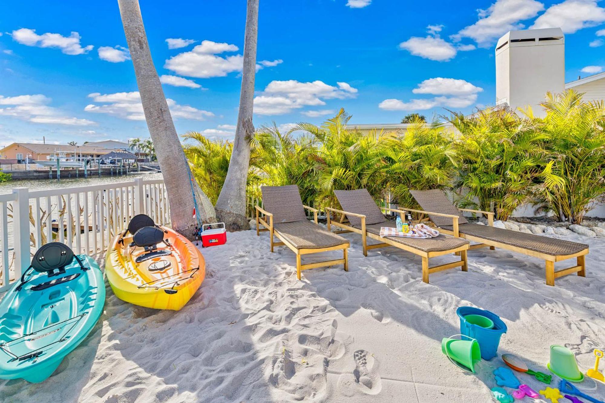 5 Bed3Bath Waterfront Pool Home With Full Gym, Office, And Heated Pool! Hernando Beach Exterior photo